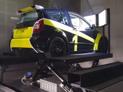 Simulateur de voiture de course