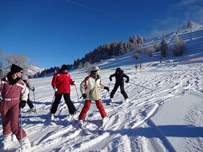 Ski sur piste en Rhône-Alpes