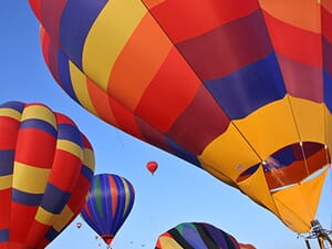 Vol en montgolfière