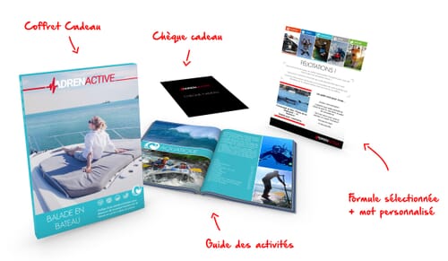 Coffret Cadeau Balade en bateau
