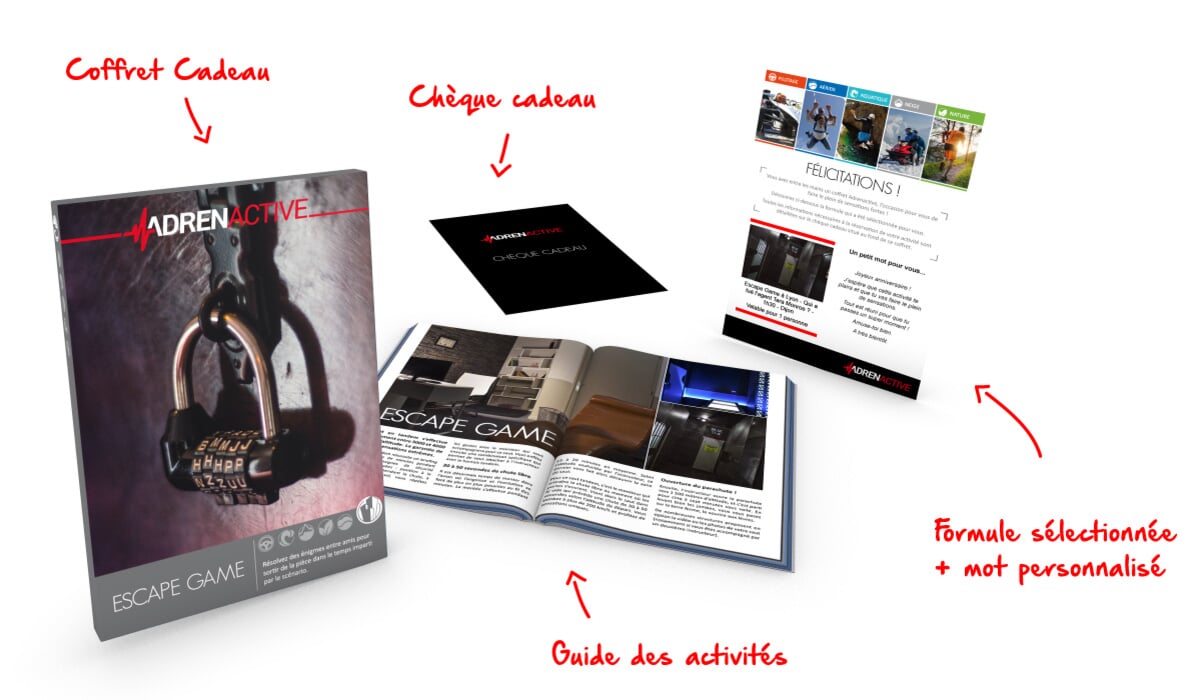 coffret cadeau en détail