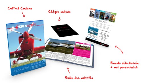 Coffret Cadeau Vol en avion