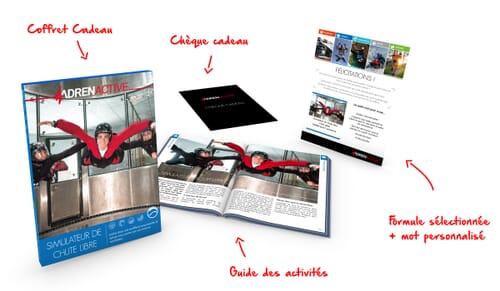 Coffret Cadeau Simulateur chute libre