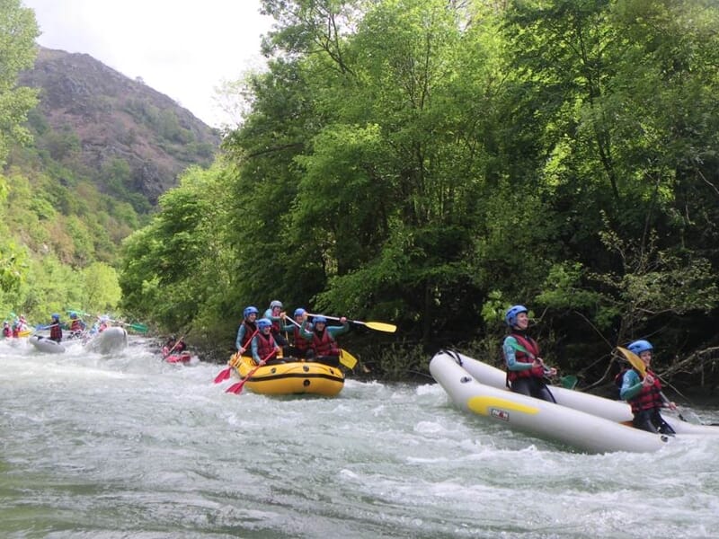 Canoë Raft près de Biarritz dans la Nive - Bidarray