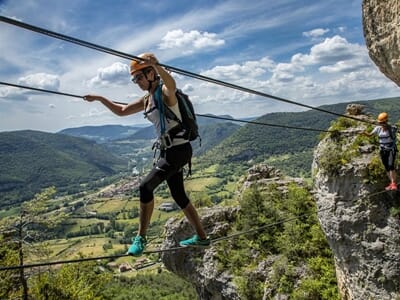 Via Ferrata près de Millau - Liaucous et Le Boffi