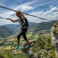 avis Via Ferrata près de Millau - Liaucous et Le Boffi