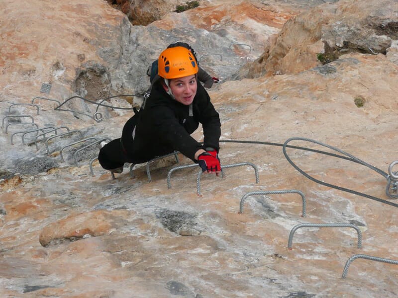 Via Ferrata dans le Parc national des Cévennes près de Millau