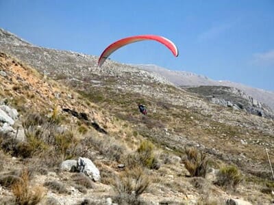 Baptême de Parapente à Gréolières dans l'arrière pays Niçois