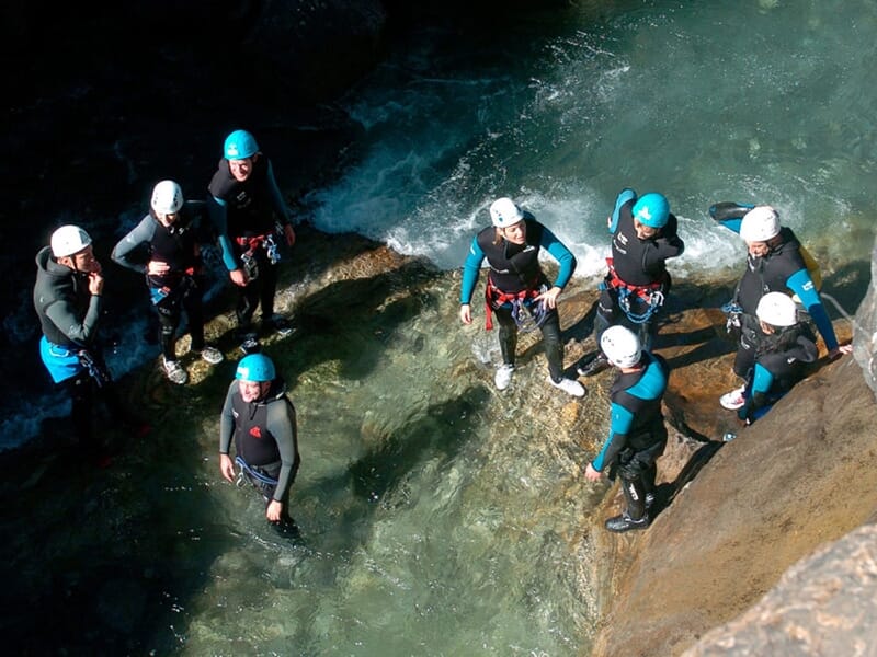 Canyoning près de Pau dans les Pyrénées