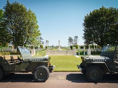 Randonnée en Jeep Willys près de Caen - Plages du Débarquement 