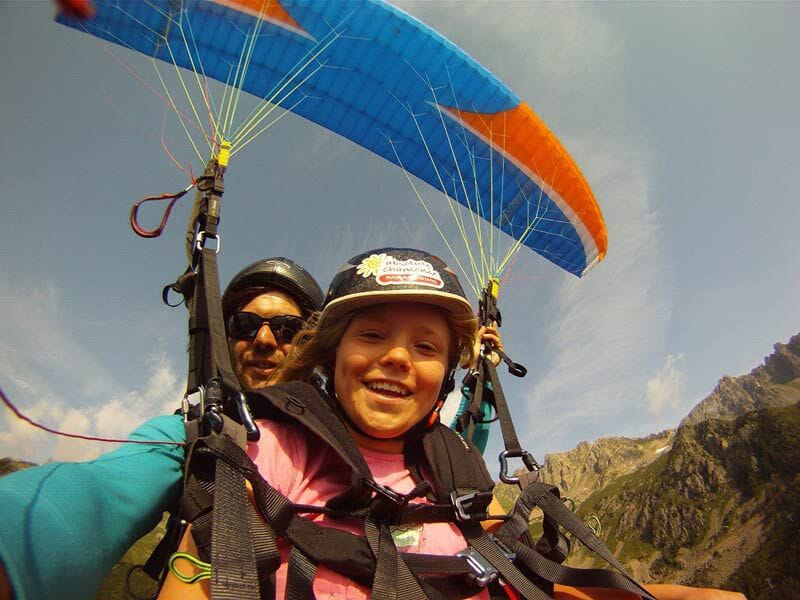 Baptême de Parapente à Chamonix - Survol des glaciers près du Mont Blanc