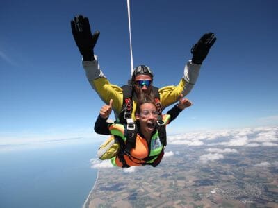 Saut en Parachute en Tandem au Havre