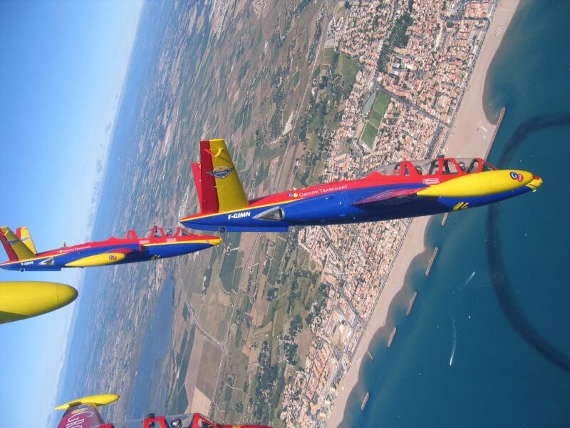 Baptême en Avion de Chasse à Aix-en-Provence - Fouga Magister