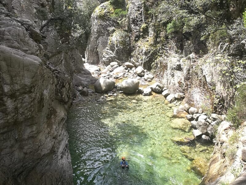 Canyoning près d'Ajaccio - Canyon de Richiusa