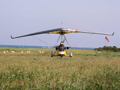 Baptême d'ULM Pendulaire près de Troyes