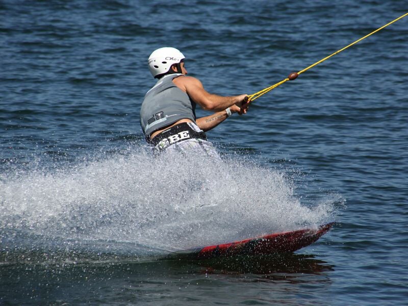 teleski, nautique,wakeboard,verberie,slide nautic,lac