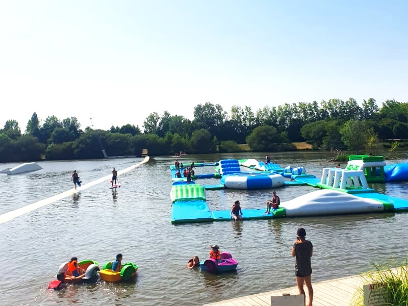 jeux aquatiques du lac de saint-viaud