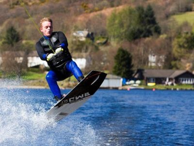 Wakeboard sur l'étang de la Palme près de Perpignan