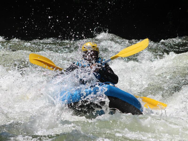 Kayak duo sur la Durance