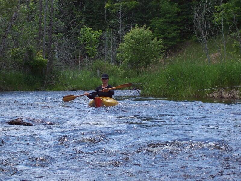 Kayak sur la Durance
