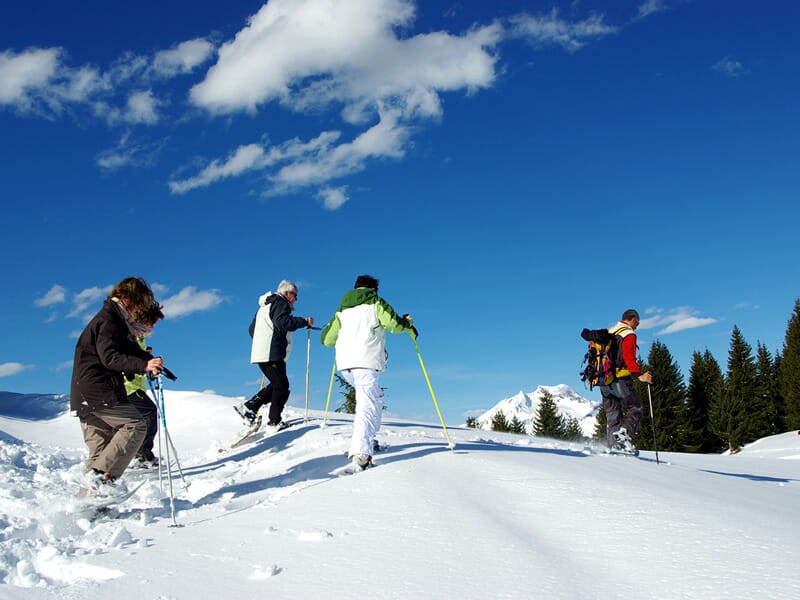 Randonnee En Raquettes A Morzine Portes Du Soleil Haute Savoie 74