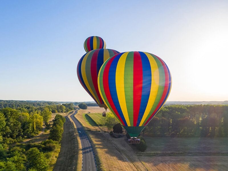 À la découverte de l'Indre-et-Loire en aérostat