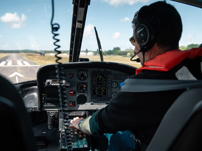 Initiation au Pilotage d'Hélicoptère à Megève - Vol dans le Massif du Mont-Blanc