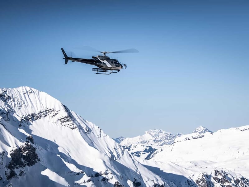 Baptême de l'Air en Hélicoptère à Megève - Survol du Massif du Mont-Blanc