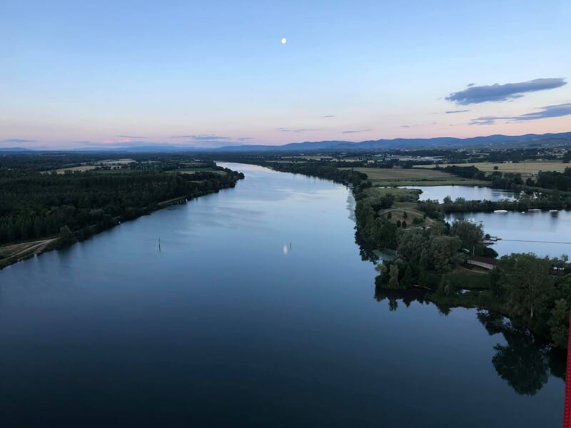 Vol en Montgolfière près de Mâcon - Survol de la Bourgogne