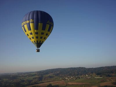 Vol en Montgolfière près du Puy-en-Velay - Survol du Parc Naturel Livradois-Forez
