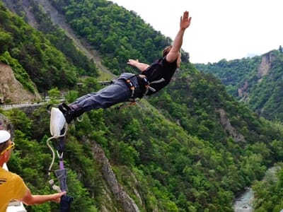 Saut à l'Élastique près de Grenoble - Pont de Ponsonnas