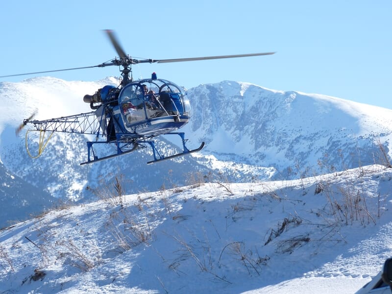 Baptême de l'Air en Hélicoptère des Neiges près de Font-Romeu - La Quillane
