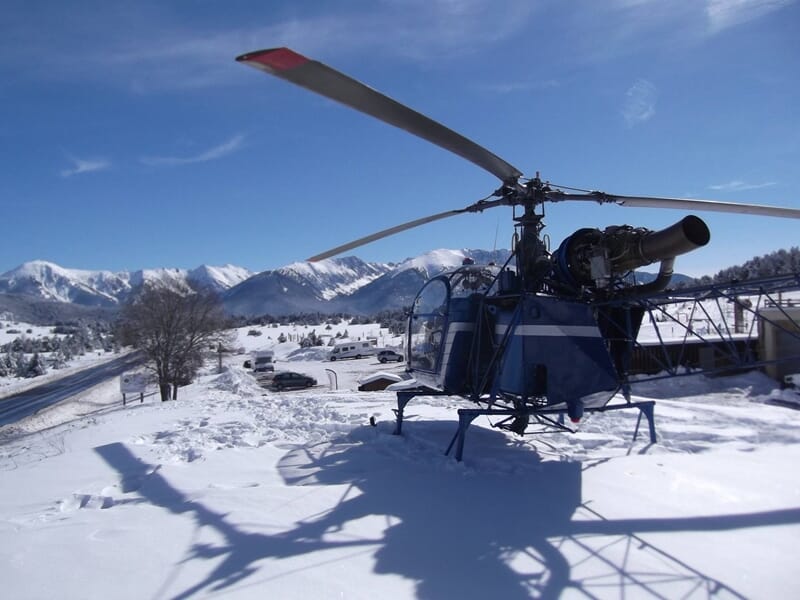 Baptême de l'Air en Hélicoptère des Neiges près de Font-Romeu - La Quillane