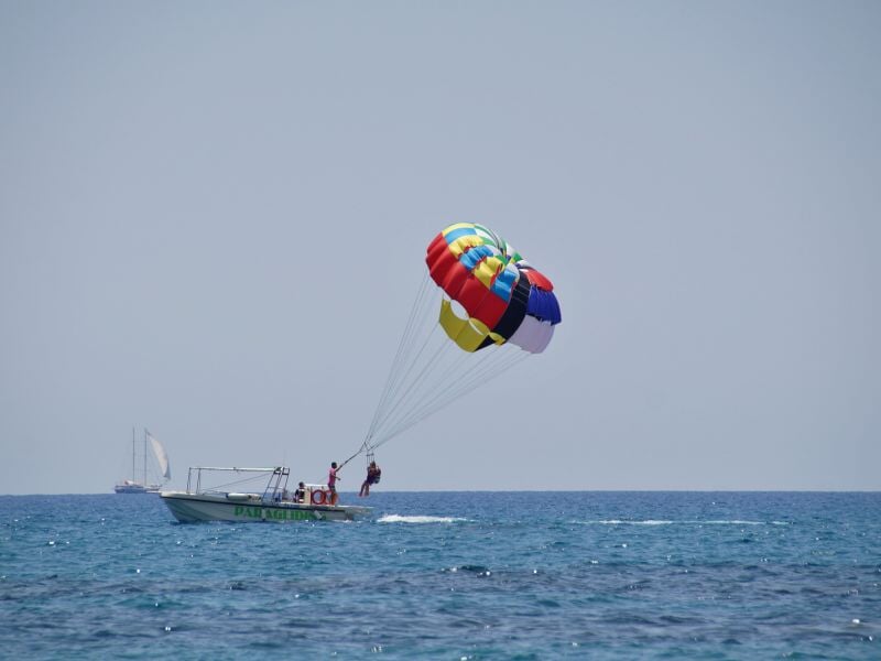 parachute,parachute ascensionnel,corse,mer