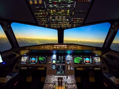 Simulateur d'Avion en Airbus A320 près de Rennes en Bretagne