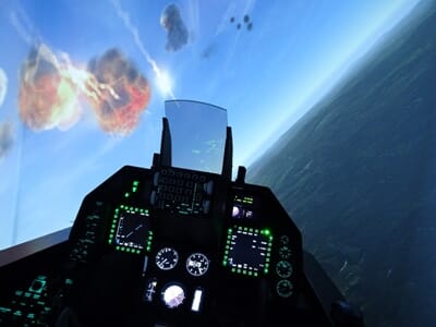 Simulateur de Vol en Avion de Chasse F-35 à Lille