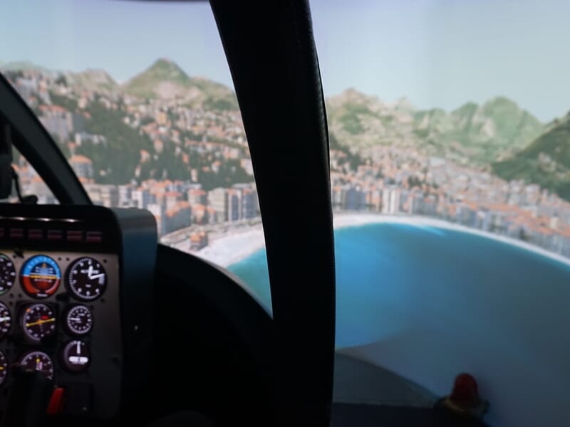 Simulateur de Vol en Hélicoptère Bell 206 à Lyon - Villeurbanne
