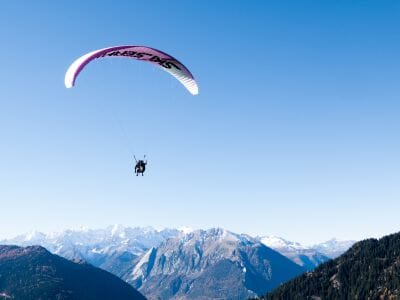 Baptême en Parapente à Verbier - Survol des Alpes suisses