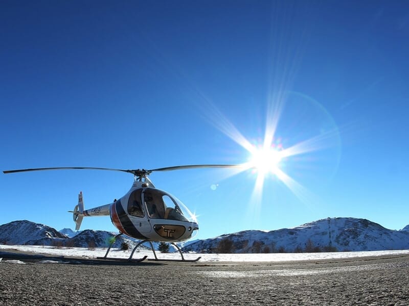 Baptême de l'Air en Hélicoptère près de Grenoble - Survol de la chaîne de Belledonne