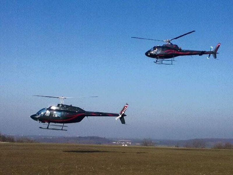 Baptême de l'air en Hélicoptère à l'aérodrome d'Aubenas Ardèche méridionale