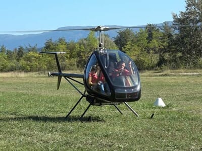 Baptême de l'Air en Hélicoptère près de Chambéry à Lavours