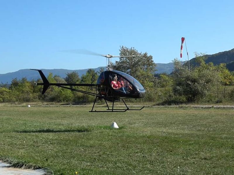baptême hélicoptère, savoie