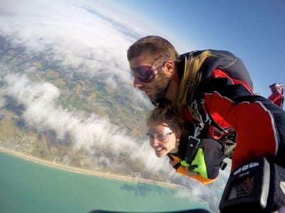 Saut en Parachute en Tandem près de Granville