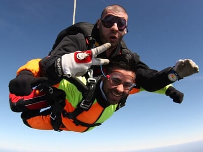 Saut en Parachute en Tandem au Mont Saint-Michel