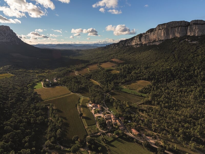 vue depuis le pic saint loup