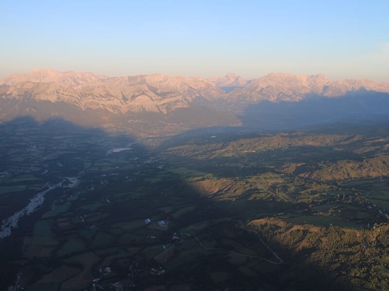 Vol en Montgolfière près de Gap - Survol de la Vallée du Champsaur