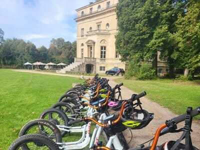Randonnée en Trottinette Électrique Tout-Terrain dans le Vexin - Château de Reilly