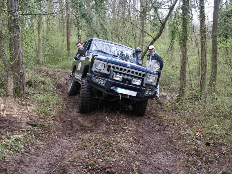 balade en 4x4x en forêt