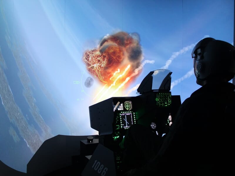 Simulateur de Vol en F-16 à Toulouse