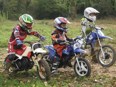 Stage de Pilotage Moto-Cross Enfant près du Bassin d'Arcachon